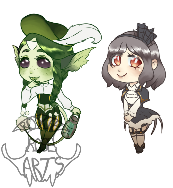 Two standard chibis! Two standard chibis!